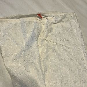 Becca white swim coverup